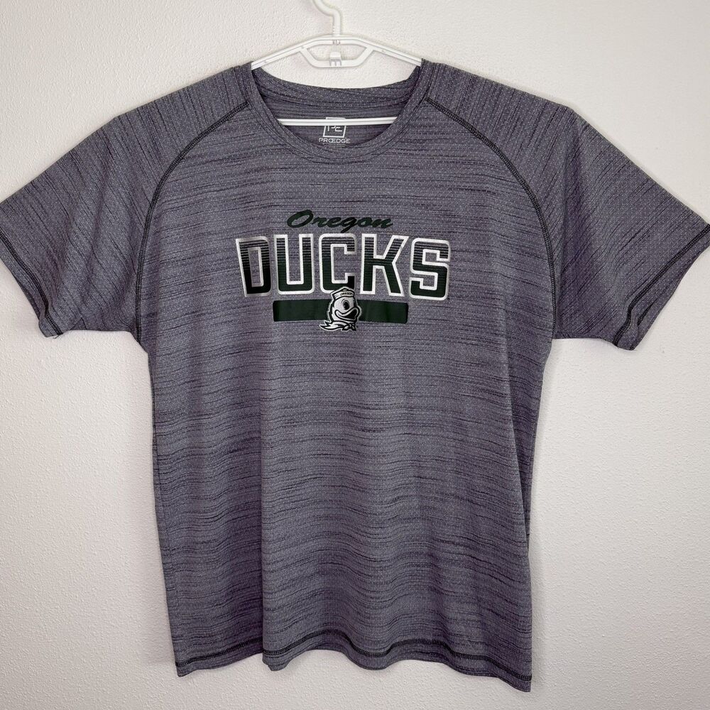 Y2K Oregon Ducks Shirt Mens 2XL Gray Pro Edge Knights Apparel NCAA Football